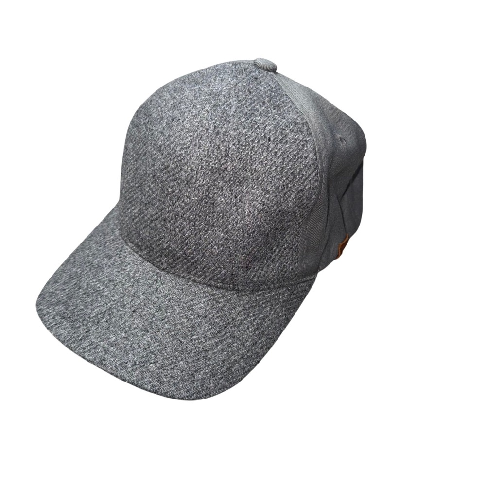 Kangol Textured Wool Baseball Cap Mens S/M Grey Excellent K5142HT Flexfit Hat